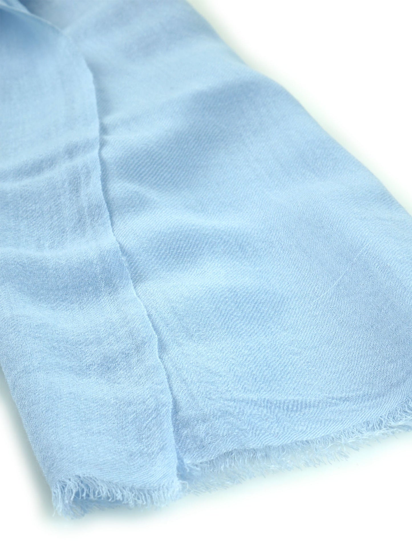 Sky Blue Wool and Cashmere Stole DIXXIE