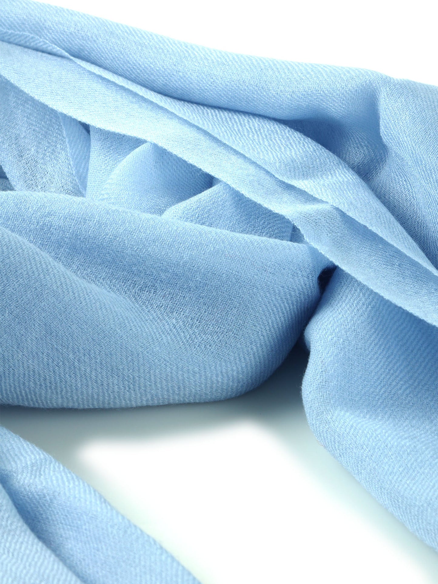 Sky Blue Wool and Cashmere Stole DIXXIE