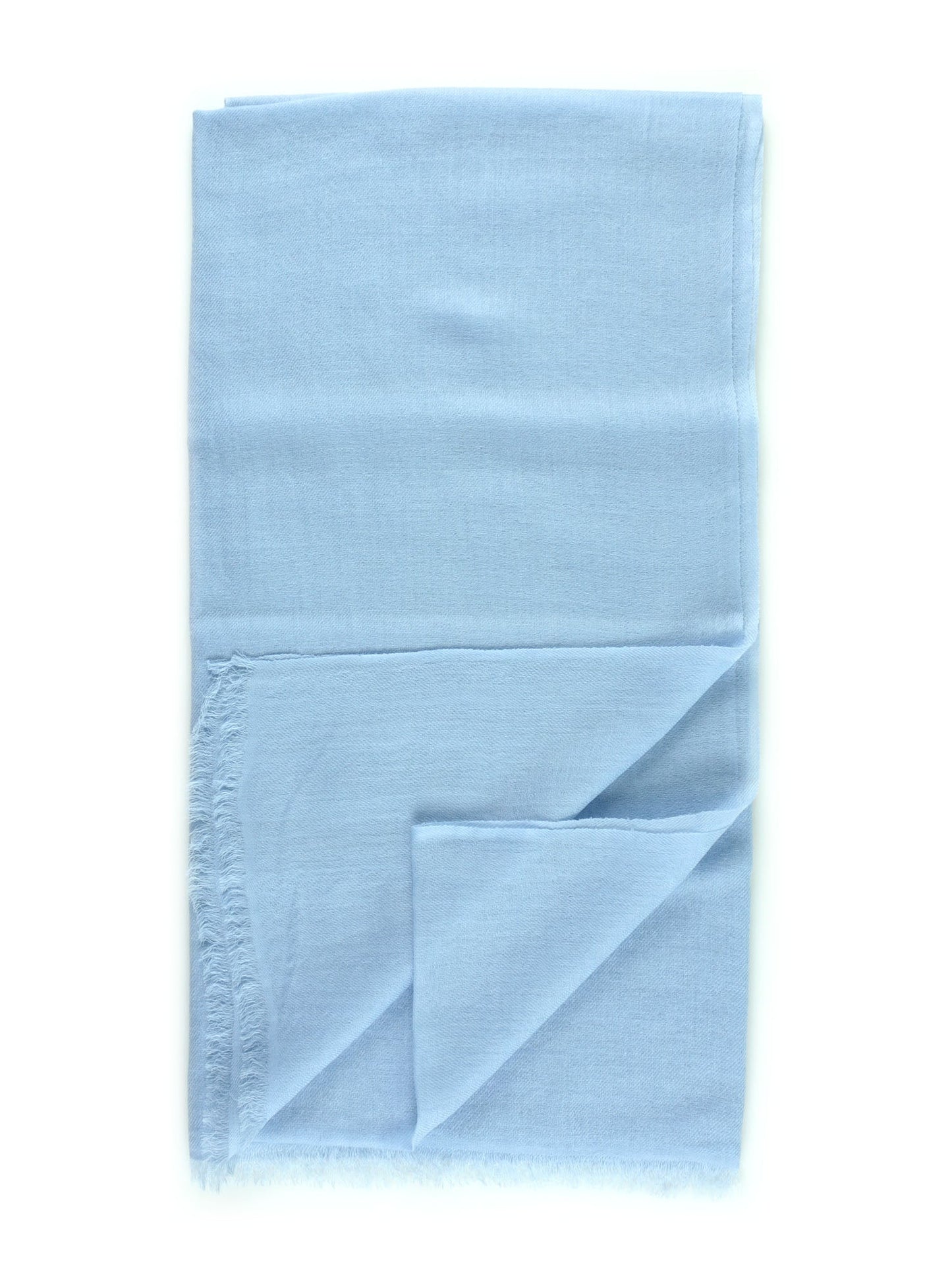 Sky Blue Wool and Cashmere Stole DIXXIE