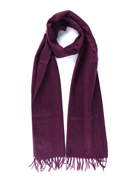 Burgundy cashmere scarf EPICA