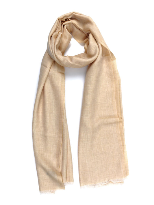 Yellow Cashmere Scarf PALMA