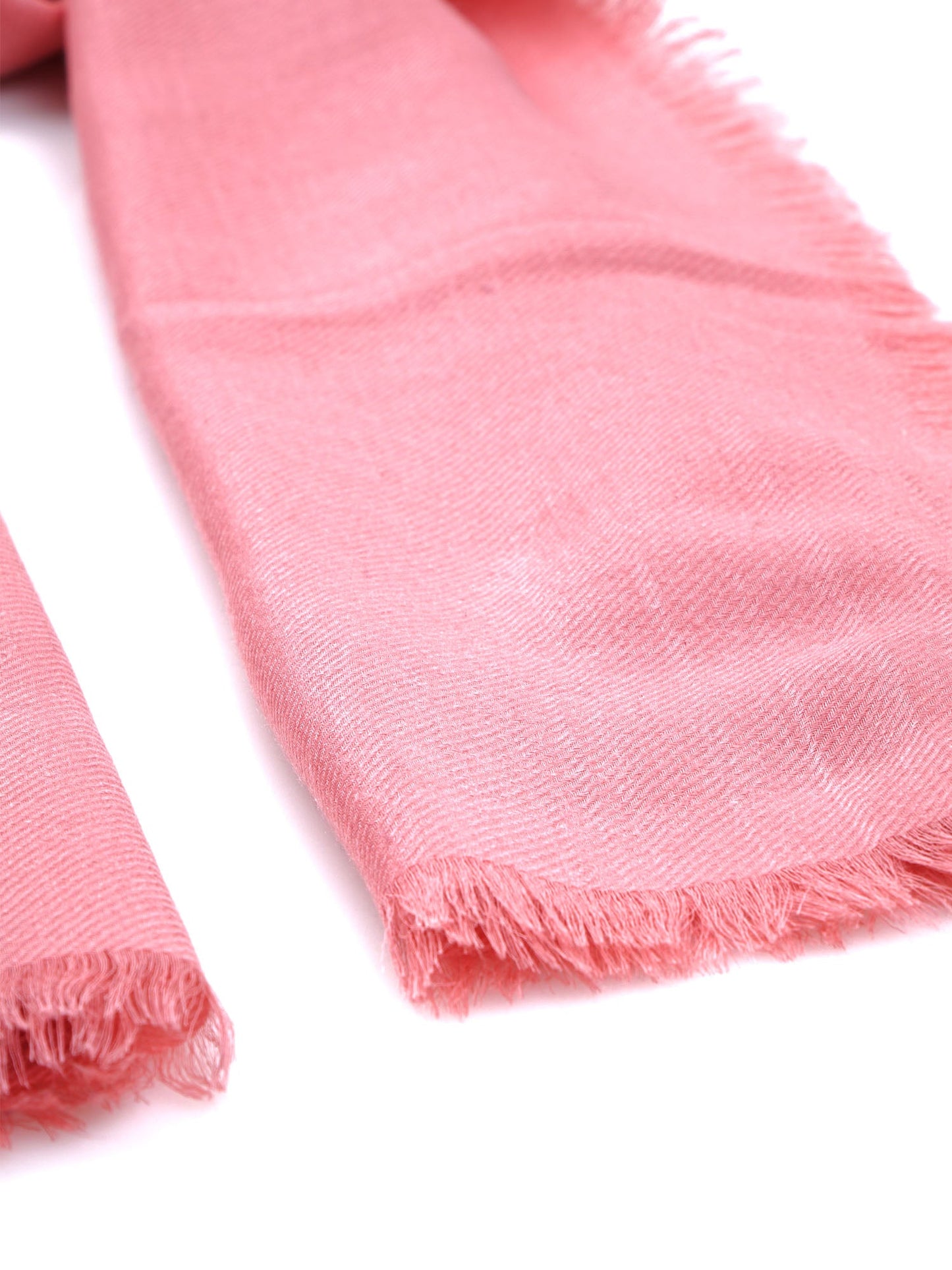 Salmon Pink Cashmere Scarf FRANCY