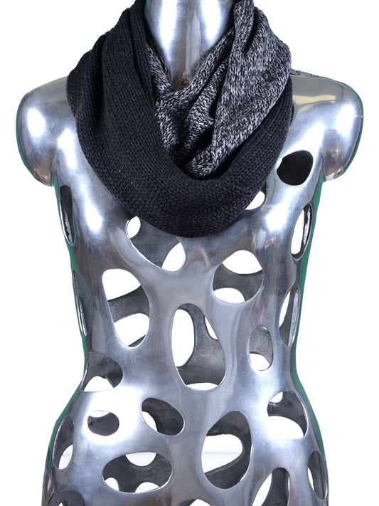 Infinity scarf grey in wool/acrylic MAGLIO