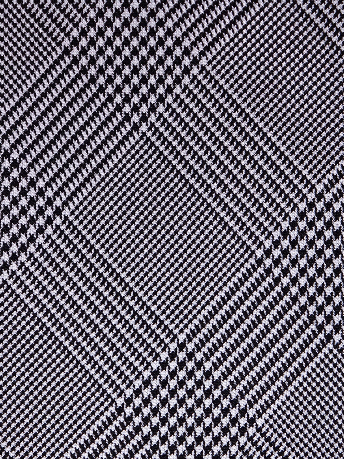 SELLY 3-fold tie in woven black silk