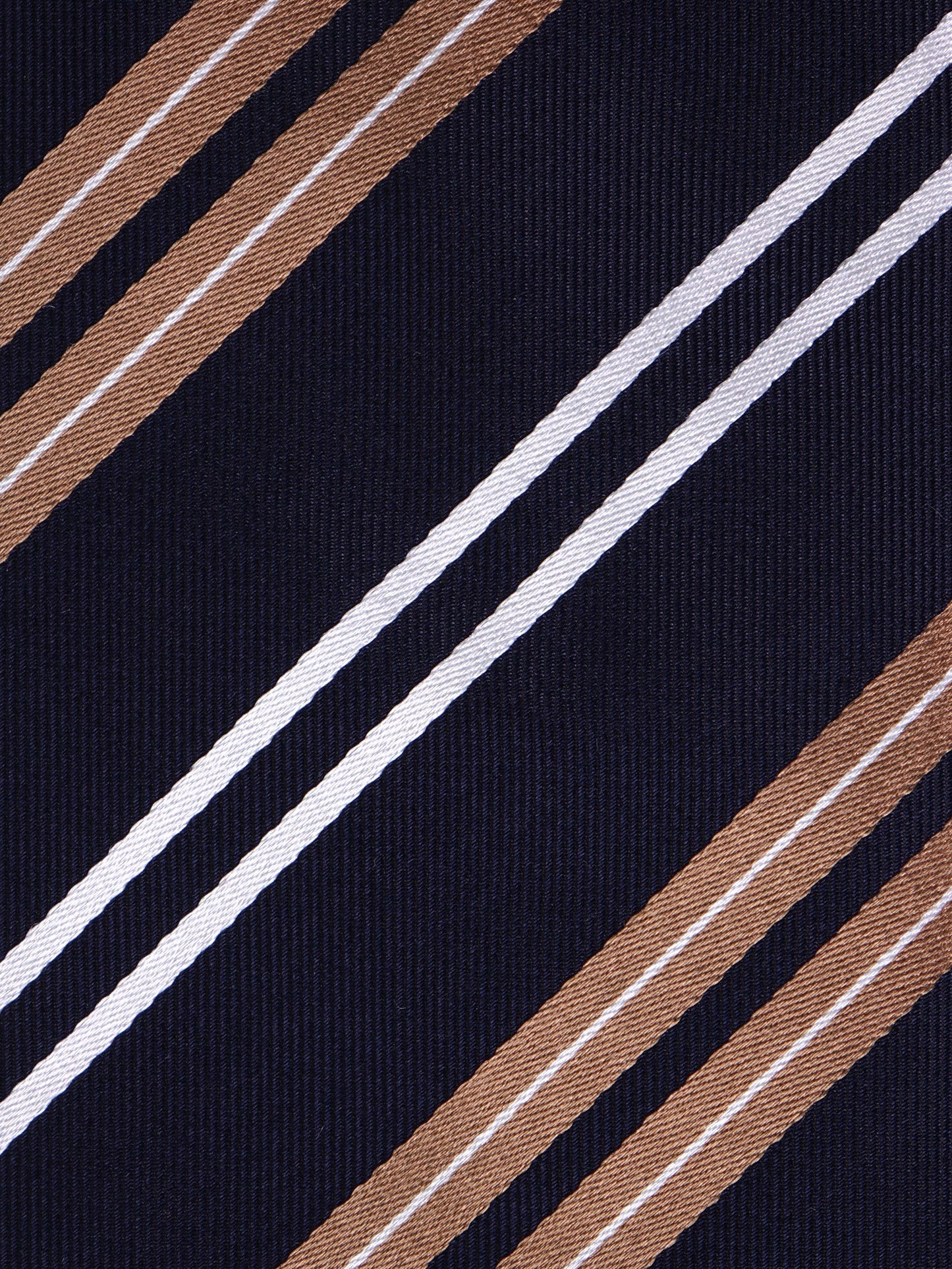 SERENO Dark Blue Silk Jacquard 3-Fold Tie