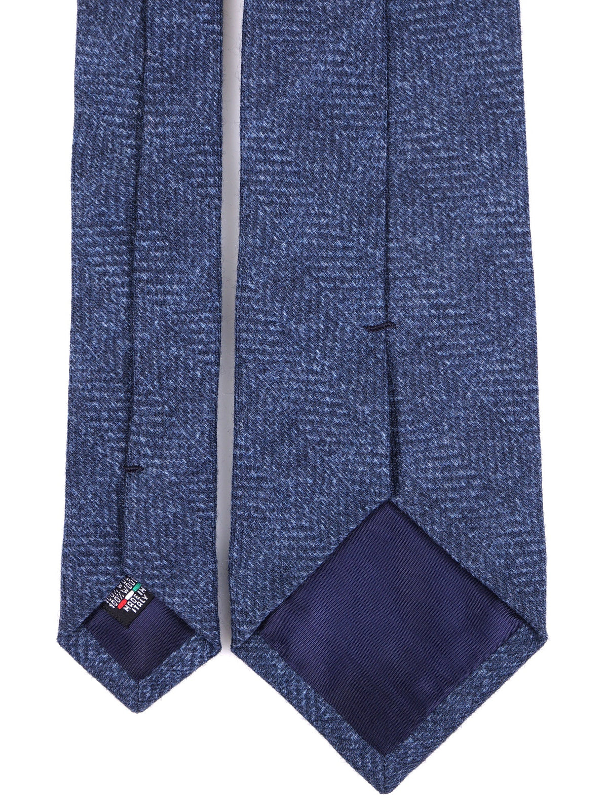 Light blue 3-fold pure SHINES wool tie