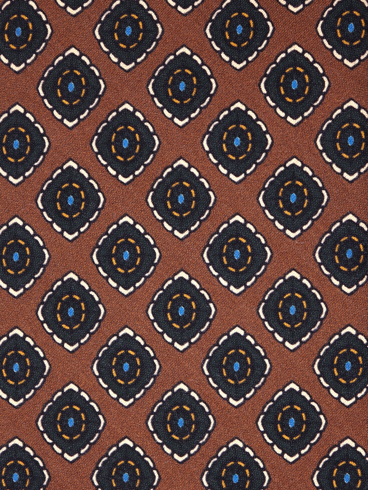 SINESTRO light brown 3-fold tie in madder silk