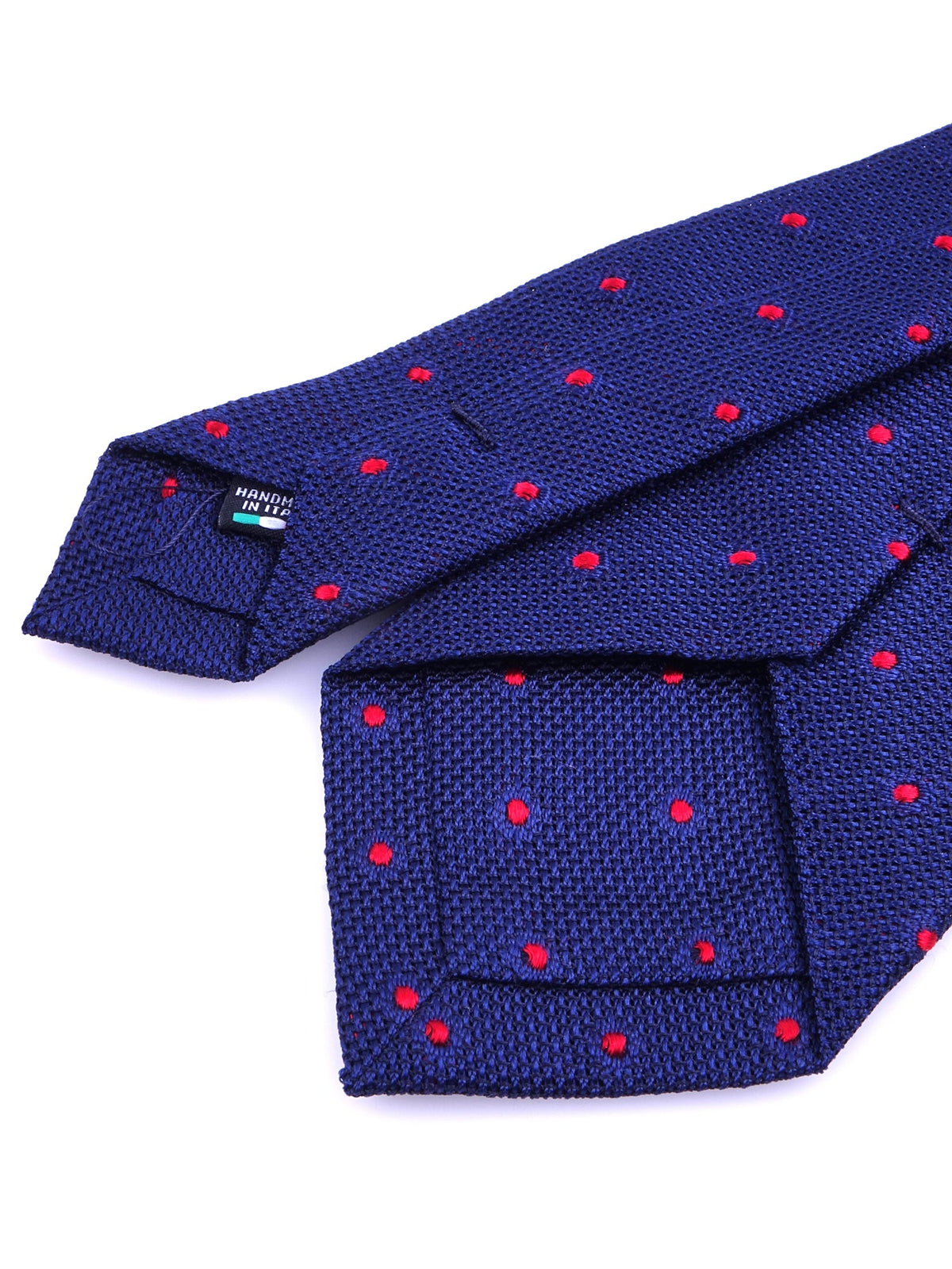 3-Fold blue silk grenadine tie TIRELLA