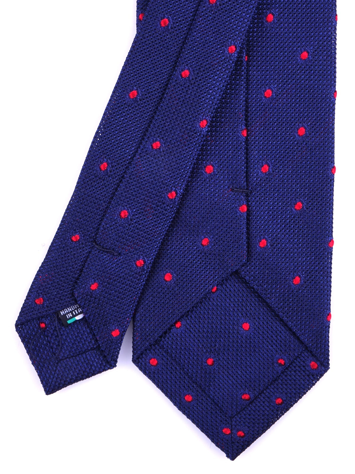 3-Fold blue silk grenadine tie TIRELLA