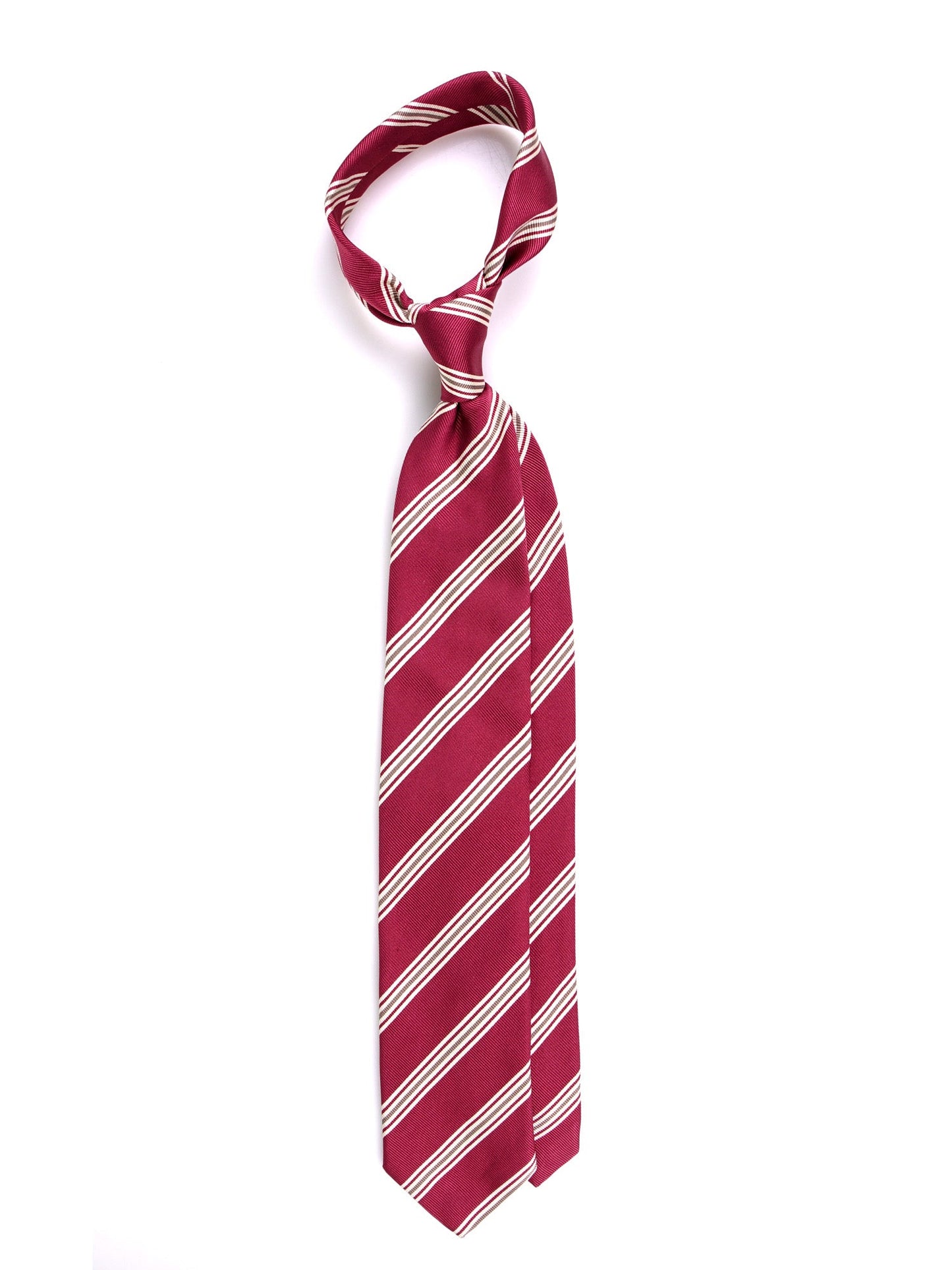 VERTUS 3-fold tie in Pink jacquard silk