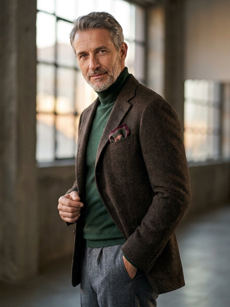 Fazzoletto da taschino bordeaux lana/cashmere HEBE