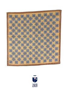 Beige linen pocket square ASIA